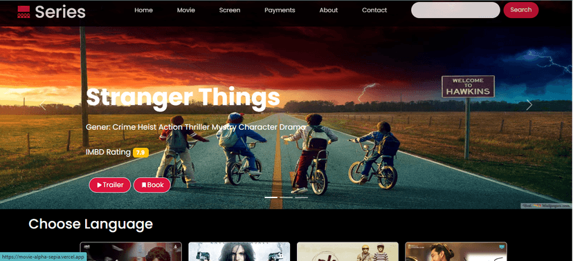 Movie Website